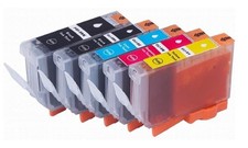 5x Cartridges for Canon Pixma