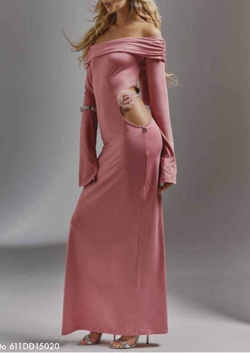 Abito lungo donna art - abito,