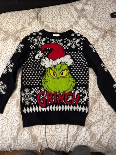 Grinch kids crewneck holiday - grinch,