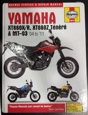 libretto uso manutenzione manuale YAMAHA XT660X-Z-R- + MT-03