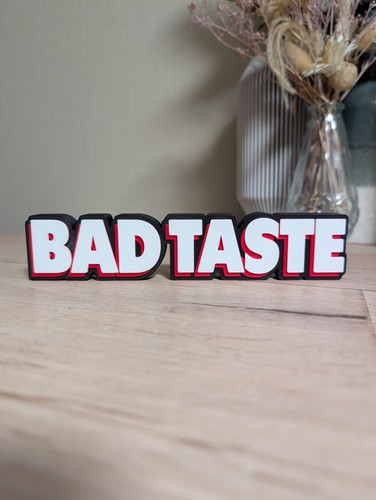 Logo bad taste enseigne - 3d,