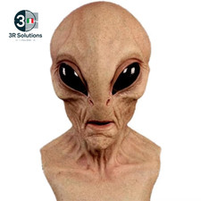 Maschera Spaventosa Alieno Di Halloween Maschera Super Morbida Alieno Orribile M