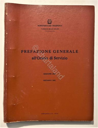 Ferrovie stato prefazione - ferrovie,