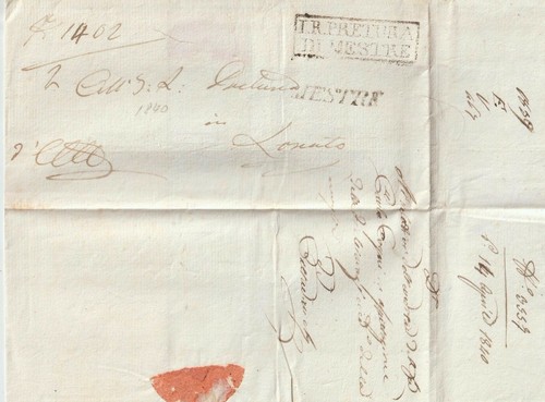 1840 prefilatelica con testo - prefilatelica,
