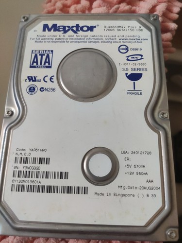 Maxtor diamondmax plus - maxtor,