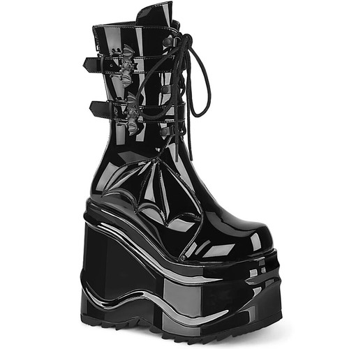 Stivali con plateau demonia - con,