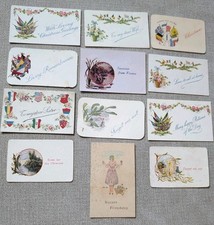 12 Original WW1 SILK POSTCARD