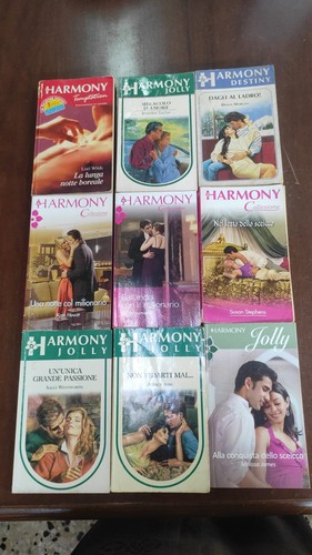 Lotto libri romanzi harmony - libri,