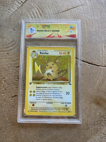 Raichu holo edizione graad - 1,