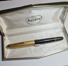 Aurora 88 Con Box 1950 Pennino in Oro Pieno Raro Modello