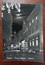11669 CARTOLINA CAGLIARI - PIAZZA CARMINE NOTTURNO 1961 VIAGGIATA
