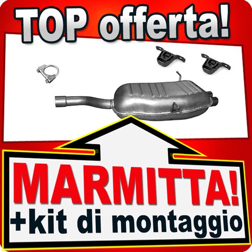 Silenziatore posteriore per - silenziatore,