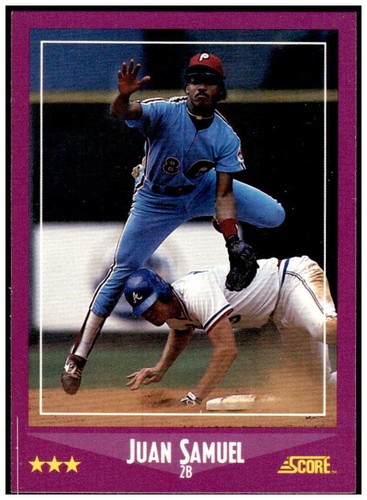 Score 1988 juan samuel - 1988, #32