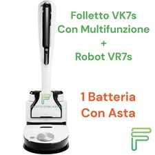 VORWERK FOLLETTO VK7S + ROBOT VR7S ASTA SPAZZOLA MULTIFUNZIONE EB7s Vk7 VK 7 VR7