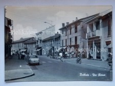 BOLLATE Milano Bar Tabacchi negozio Via Roma animata vecchia cartolina