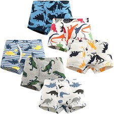Confezione da 6 Boxer Intimo Mutande Cotone Bambino Ragazzo Bambini Piccoli 