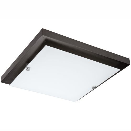 Plafoniera led legno vetro - plafoniera,