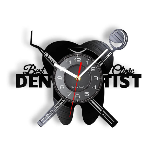 Orologio parete vinile - da, in
