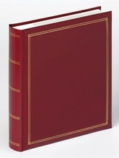 Album Copertina Similpelle Bordeaux insert Oro 200 Tasche 10x15 