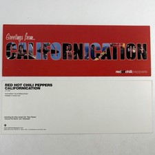 Lotto cartoline promozionali Red Hot Chili Peppers Californication Auguri RHCP