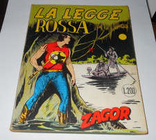 ZAGOR ZENITH N. 66 - ECCELLENTE - 1° EDIZIONE CEPIM  MARZO 1966 - LA LEGGE ROSSA