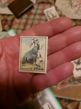 Ferrero Figurina Anni 50/60 Caccia Grossa N. 9 Caccia Al Rinoceronte