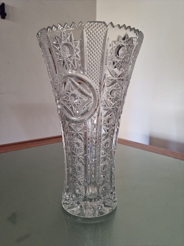 Vaso cristallo bohemia anni - bohemia,