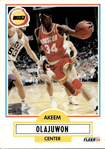 Card nba akeem olajuwon - card,
