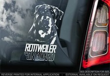 Adesivo auto Rottweiler - cane