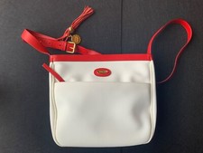 Borsa Bric's media con tracolla bianca e rossa pvc e pelle. Ottime condizioni.