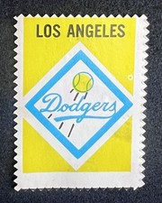1962 Topps Stamp Panels Los