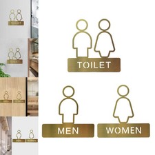 Targa per WC, decorazioni
