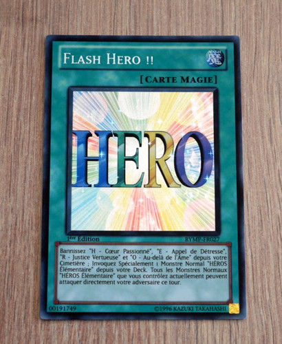 Carte flash hero - yu-gi-oh,
