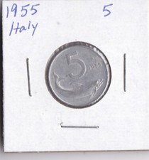1955 Italy 5 Lire