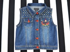 Giacca di jeans senza maniche