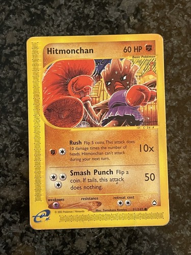 Pokémon hitmonchan aquapolis - pokÉmon,