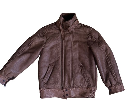Giacca shearling marrone - giacca,