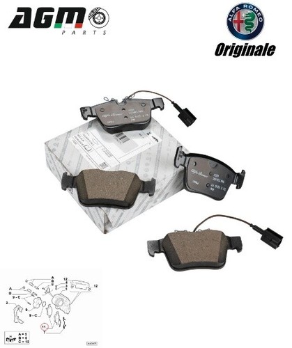 Kit pastiglie freno disco - a,