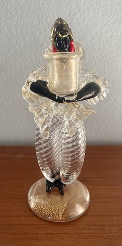 Candeliere statuina vetro - in,