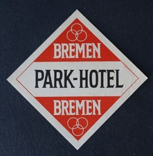 Vecchia etichetta HOTEL PARK