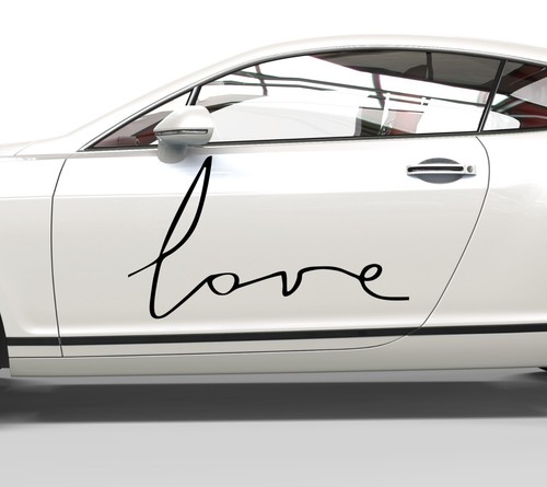 Adesivo scritta love - adesivo,