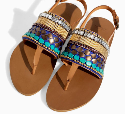 Zara sandali scarpe - basse, in