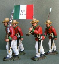 soldatini piombo TOY soldiers 60mm LEGIONE ITALICA 1848 il Plantageneto