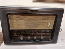 Radio Vintage A Valvole Con Giradischi Radiomarelli Funzionante
