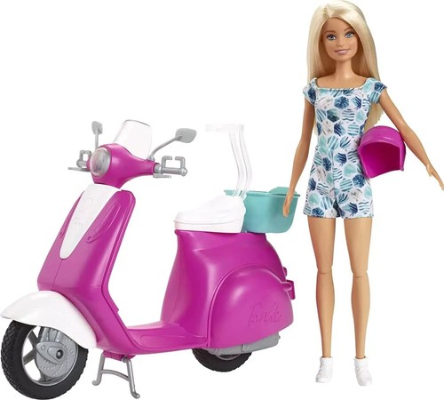Barbie vespa scooter - barbie,