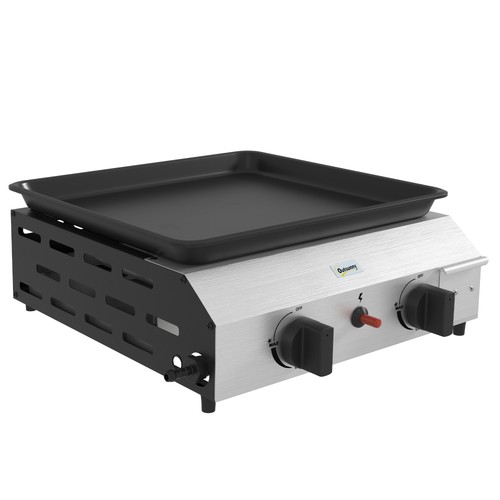 Piastra barbecue gas con - con, 2