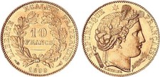 Francia francs oro - 10,