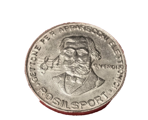 Gettone giuseppe verdi - gettone,