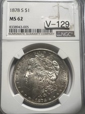 Elusive 1878-S Vam-129 Morgan