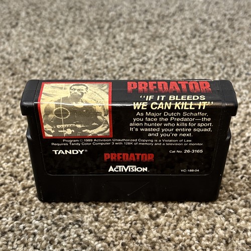 Cartuccia gioco predator - cartuccia, tandy